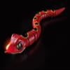 Robo Alive Slithering Snake Series 3 Red by ZURU Battery-Powered Robotic Light Up Reptile Toy That Moves (Red), Multi-Color, 7150A view 3