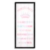 Stupell Industries Princess Rules Listed Kids Pretend Pink Crown view 1