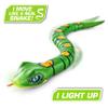Robo Alive Slithering Snake Series 3 Green by ZURU Battery-Powered Robotic Light Up Reptile Toy That Moves (Green),7150B view 3
