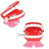 The Dreidel Company Wind Up Teeth Chomping & Chattering Teeth Toys for Kids Birthday Party Favors, Novelty and Gag Gifts, 1.75" Inches (2-Pack) view 1