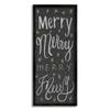 Stupell Industries Festive Merry Chalk Style Typography Chistmas Stars view 1