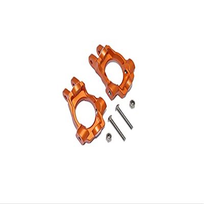 GPM for LOSI 1/10 LASERNUT Tenacity U4 LOS03028 Aluminum Front C-HUBS -6PC Set (Orange)