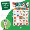 Joyousa Christmas Bingo Game for Kids, Large Groups - 30 Players - Christmas Games for Family Party - Reusable Christmas Bingo for Kids Christmas Party Games - Christmas Gifts for Grandkids view 4
