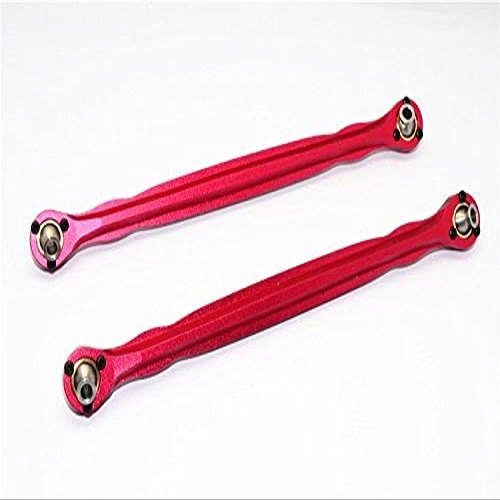 Aluminum Toe Links, Steering Rod - 1PR Replace of 7748 Red for Traxxas XMAXX X-Maxx