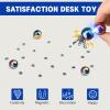 30PCS Magnet Rainbow Rock Stone Fidget Toys for Adults, Magnets for Whiteboard Office Map Kitchen, Replacement Magnet with Fiber Case for Ferrite Putty, Magnetic Game view 3