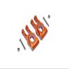 GPM for LOSI 1/10 LASERNUT Tenacity U4 LOS03028 Aluminum Rear Knuckle ARM -6PC Set (Orange) view 1