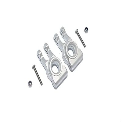 GPM for LOSI 1/10 LASERNUT Tenacity U4 LOS03028 Aluminum Rear Knuckle ARM -6PC Set (Silver)