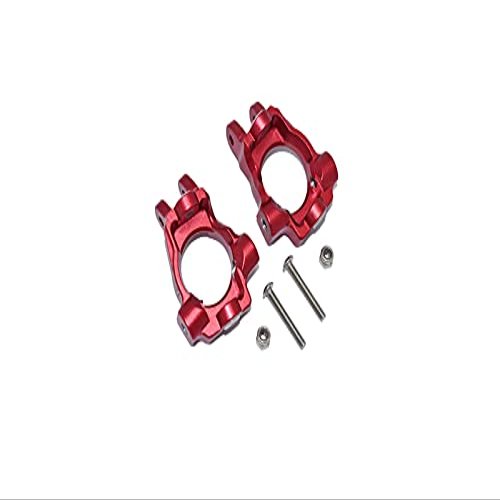 GPM for LOSI 1/10 LASERNUT Tenacity U4 LOS03028 Aluminum Front C-HUBS -6PC Set (red)