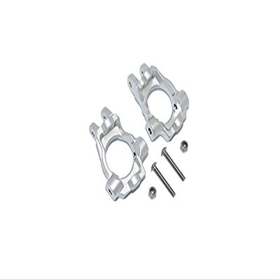 GPM for LOSI 1/10 LASERNUT Tenacity U4 LOS03028 Aluminum Front C-HUBS -6PC Set (Silver)