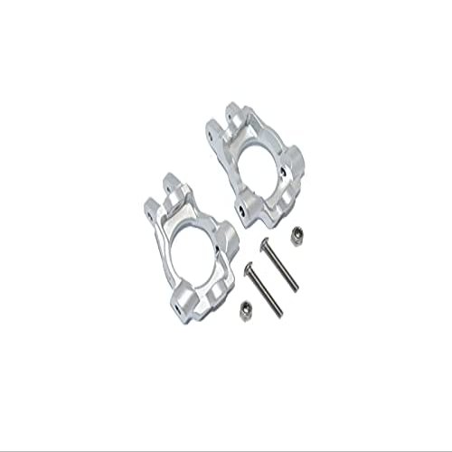 GPM for LOSI 1/10 LASERNUT Tenacity U4 LOS03028 Aluminum Front C-HUBS -6PC Set (Silver)