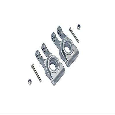 GPM for LOSI 1/10 LASERNUT Tenacity U4 LOS03028 Aluminum Rear Knuckle ARM -6PC Set (Gray)