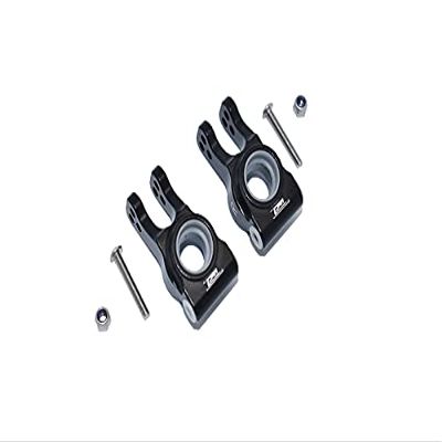 GPM for LOSI 1/10 LASERNUT Tenacity U4 LOS03028 Aluminum Rear Knuckle ARM -6PC Set (Black)