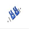 GPM Racing GPM for LOSI 1/10 LASERNUT Tenacity U4 LOS03028 Aluminum Rear Knuckle ARM -6PC Set (Blue) view 1