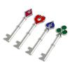 SONGCHANGJEWELRY Game Remake Keys Set - 4 pcs RPD keys Collection Set - for Game Fans, Kids Gift view 1