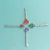 SONGCHANGJEWELRY Game Remake Keys Set - 4 pcs RPD keys Collection Set - for Game Fans, Kids Gift view 4