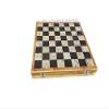 12" Soap Stone Chess Set Pieces & Framed Wooden Board with Velvet Storage Box | Mid Century Marble Chess Set- Taj Chess Store view 4