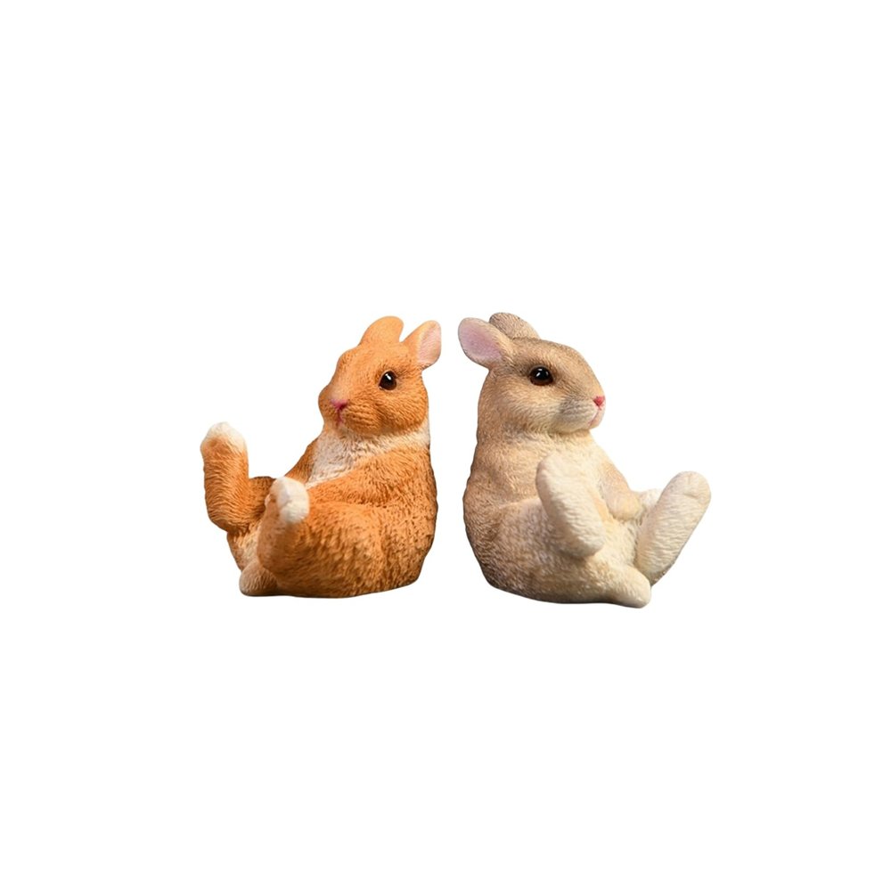 Lana Toys WLNTDOLA 1:6 Scale Pygmy Rabbit Pet Healing Figure Realistic Leporidae Animal Model