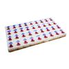 CMZ Mahjong Set MahJongg Tile Set Classic Chinese Mahjong Game Set,White Standard Size Tiles for Chinese Style Gameplay Chinese Mahjong Game Set (Size : A1) view 2