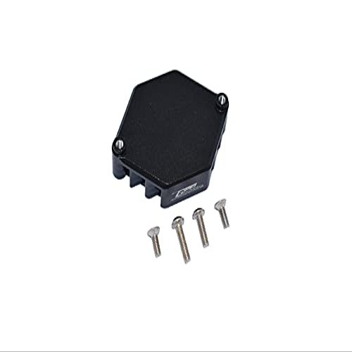 GPM for LOSI 1/10 LASERNUT Tenacity U4 LOS03028 Aluminum Electric Control Mount with Heat Sink - 5PC Set (Black)