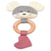 GOTS Knitted Toy Figure with Grip Ring Mabel view 1