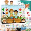 Busy Book for Toddlers, Montessori Toys for 3 4 5 6 Years Old, Autism Sensory Educational Toys, Toddler Preschool Learning Activity Binder and Early Books - for Boys & Girls Develops Fine Motor Skills view 1