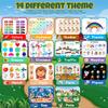Busy Book for Toddlers, Montessori Toys for 3 4 5 6 Years Old, Autism Sensory Educational Toys, Toddler Preschool Learning Activity Binder and Early Books - for Boys & Girls Develops Fine Motor Skills view 2