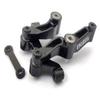 Dhawk Racing CNC Alloy Steering Bellcrank Kit w/Bearing Black for Team Associated DR10 ProSC10 DB10 SR10 view 1