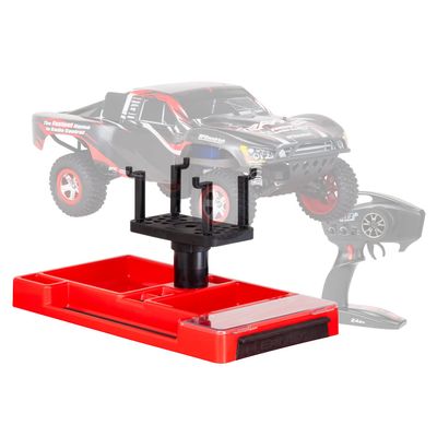 Ernst RC Car Stand and Workstation for RC Cars, RC Aircraft, Model Crawlers, Monster Trucks, Drones and Electric Boats