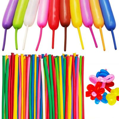 100pcs 260 Multi Long Balloons for Animal Modeling, Premium Quality Latex Twisting Balloons for Christmas Birthday Wedding Party Decorations