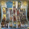 Rider Waite Major Arcana Tarot Cards Throw Blanket, Full view 1