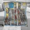 Rider Waite Major Arcana Tarot Cards Throw Blanket, Full view 2