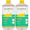 Alaffia Babies and Kids Bubble Bath, Gentle Baby Essentials for Delicate Skin, Cleansing & Calming Bubbles, Plant Based Formula, Vegan, Eucalyptus Mint (2 Pack - 32 Fl Oz Ea) view 1