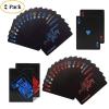 YUNSI Waterproof PVC Plastic Playing Cards Poker Classic Magic Tricks Tool Pure Box-Packed Playing Cards Poker Box ( Color : Blue and Red ) view 2