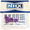NHX RC Wheel Hex Adaptor 12x5mm with Pins Purple (4pc) Thickness 5mm view 2