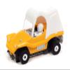 Auto World Thunderjet R34 Sand Van (Yellow) HO Scale Slot Car view 1