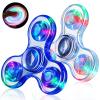 Gigilli Fidget Spinners for Kids 2 Pack, Light up Sensory Fidget Toys Adults Kid 4-8-12, Glow in The Dark ADHD Autism Toys 5-7 Boys Girls, LED Classroom Prizes Valentine Gifts for Kids Mini Fidgets view 1