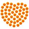 48 Pieces Power Popper Refill Balls Soft Foam Balls Approx 1.2 Inch in Diameter, Foam Balls for Popper Air Blaster Guns, Replacement Foam Bullet Ball for Shooting Game Guns, 48 PCS (Orange) view 1