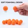 48 Pieces Power Popper Refill Balls Soft Foam Balls Approx 1.2 Inch in Diameter, Foam Balls for Popper Air Blaster Guns, Replacement Foam Bullet Ball for Shooting Game Guns, 48 PCS (Orange) view 2