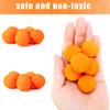 48 Pieces Power Popper Refill Balls Soft Foam Balls Approx 1.2 Inch in Diameter, Foam Balls for Popper Air Blaster Guns, Replacement Foam Bullet Ball for Shooting Game Guns, 48 PCS (Orange) view 3