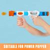 48 Pieces Power Popper Refill Balls Soft Foam Balls Approx 1.2 Inch in Diameter, Foam Balls for Popper Air Blaster Guns, Replacement Foam Bullet Ball for Shooting Game Guns, 48 PCS (Orange) view 4