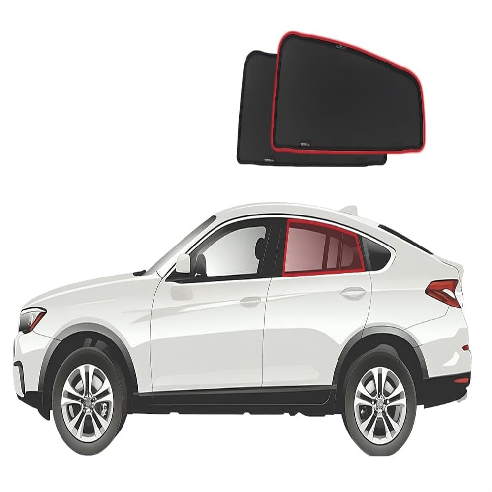 Genuine SNAPSHADES Car Rear Window Shades for BMW X4 1st Gen (F26; 2014-2018)