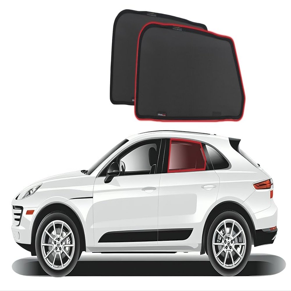Genuine SNAPSHADES Car Rear Window Shades for Porsche Macan 1st Gen (95B; 2014-2025)