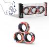 Magnetic Rings Fidget Toy Set, Idea ADHD Fidget Toys, Adult Fidget Magnets Spinner Rings for Anxiety Relief Therapy, Fidget Pack Great Gift for Adults Teens Kids (3PCS) view 1