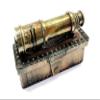 Brass Nautical - Antique Functional Telescope Replica | Brass Made | Glass Optics & High Magnification | Pirate's Instrument| Antique Finish | 16in Long | Handheld Style Spyglass view 1