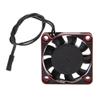 ShareGoo Alloy Brushless Motor ESC Cooling Fan Heatsink 18000RPM 40x40mm JST Plug for 1/8 1/10 1/12 RC Car 540 550 Brushless Motor,4010 (Black-Red) view 2
