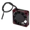 ShareGoo Alloy Brushless Motor ESC Cooling Fan Heatsink 18000RPM 40x40mm JST Plug for 1/8 1/10 1/12 RC Car 540 550 Brushless Motor,4010 (Black-Red) view 3