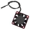 ShareGoo Alloy Brushless Motor ESC Cooling Fan Heatsink 18000RPM 40x40mm JST Plug for 1/8 1/10 1/12 RC Car 540 550 Brushless Motor,4010 (Black-Red) view 4