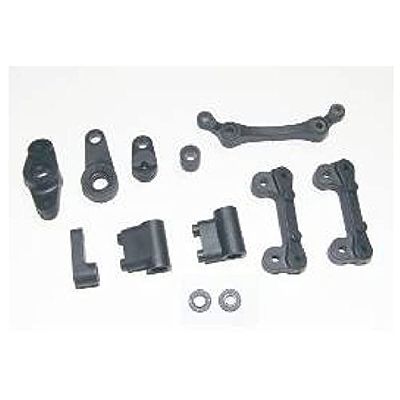 HBX Part 69734 Steering Assembly +Servo Arm +Mount Plastic Part for Haiboxing 1/8 RC Buggy 6928
