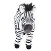 12 Standing Stuffed Animals for Boys & Girls, Safari Baby Shower Decorations, Soft Plush, Nursery Dcor, Huggable Soft Toys, Realistic Features, Elephant, Lion, Wolf, Rhino & More (Zebra) view 1