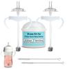 Straw Cup Conversion Kit for Philips Avent Natural Baby Bottles 2-Count, Food Grade Silicone Straw Nipples and Weighted Straw, Bottle Handles, Cleaning Brush, BPA-Free, Sippy Transition, 6+ Months view 1